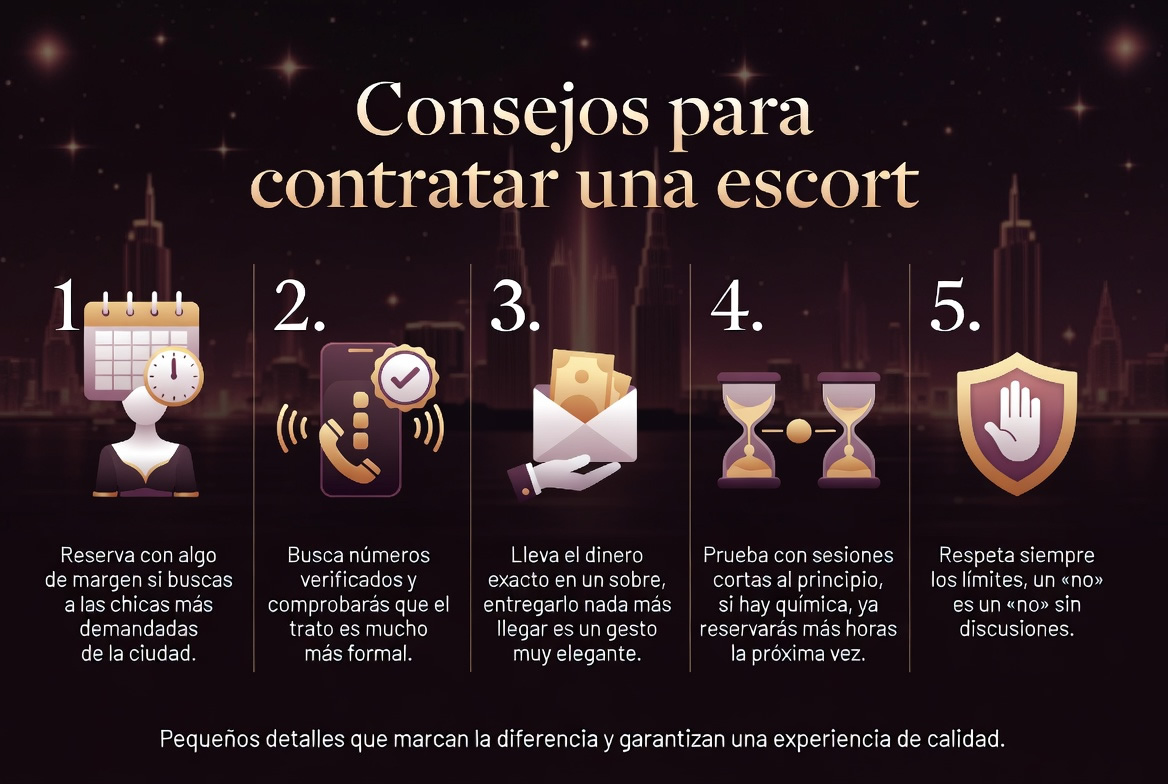 Consejos para contratar una escort