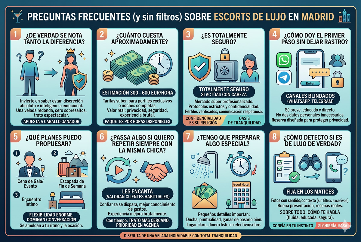 FAQ Escorts Madrid