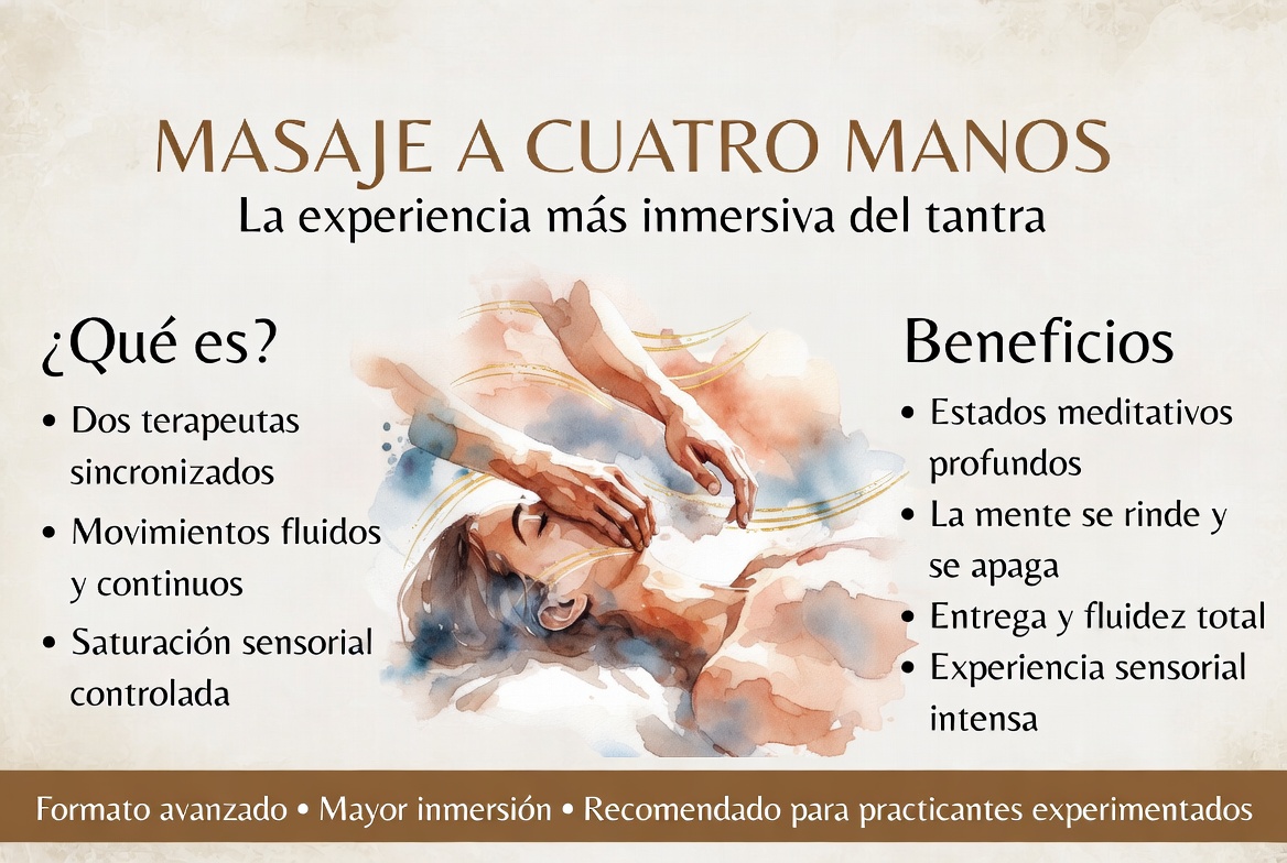Masaje Tántrico a Cuatro Manos